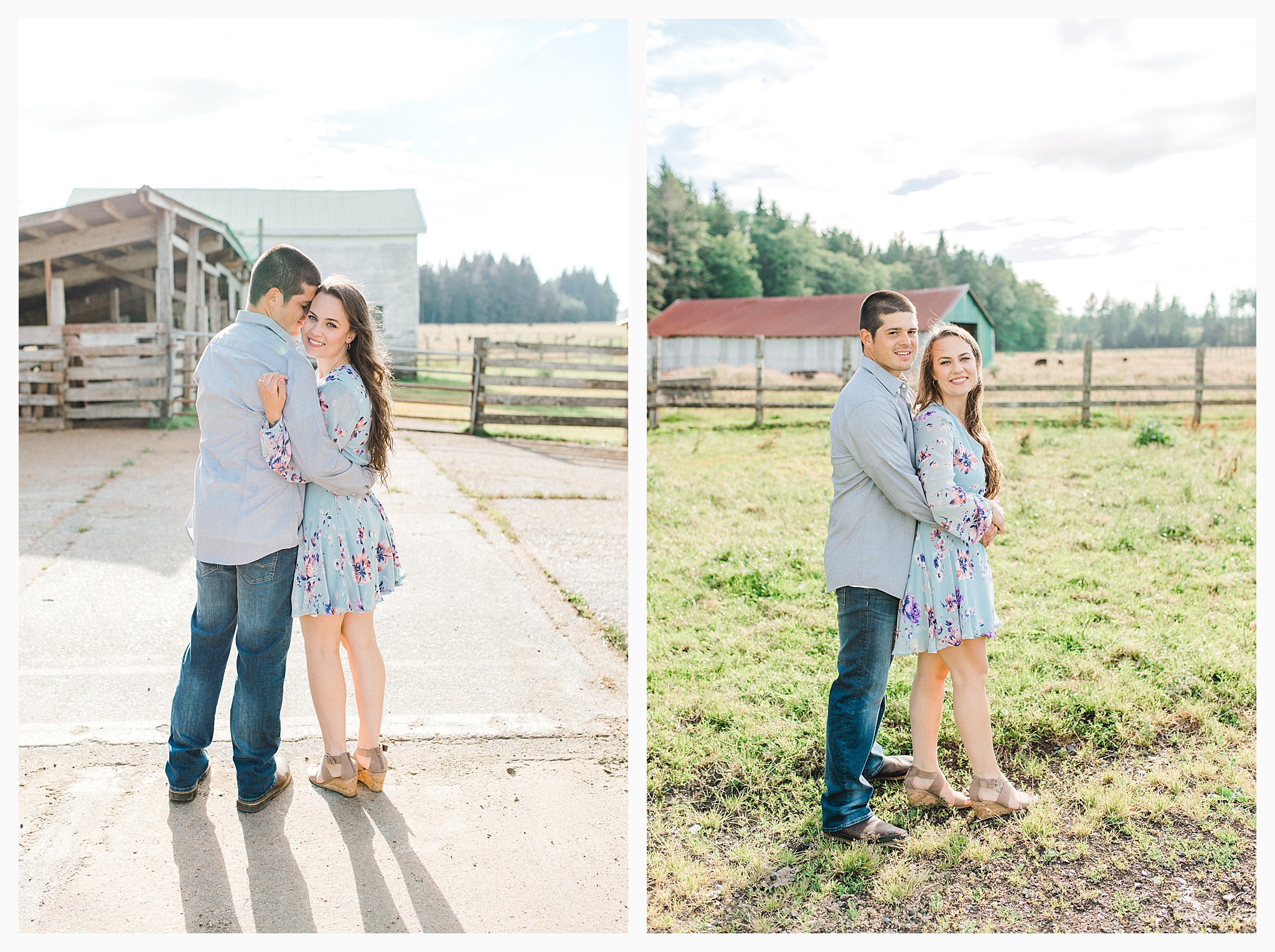 Beautiful evening engagement session on Rose Ranch, Emma Rose Company Seattle and Portland light and airy wedding and portrait photography, what to wear for pictures_0031.jpg