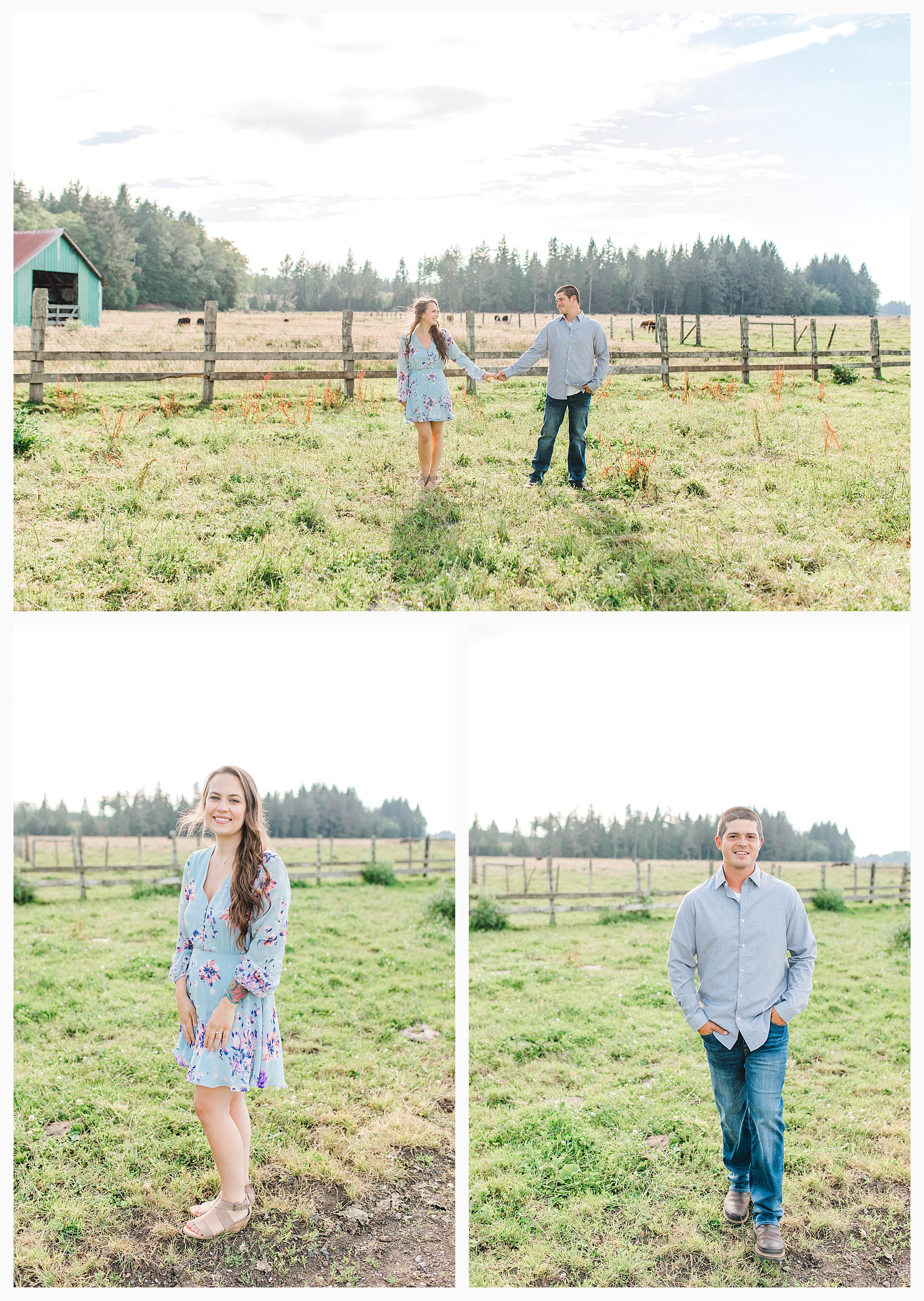 Beautiful evening engagement session on Rose Ranch, Emma Rose Company Seattle and Portland light and airy wedding and portrait photography, what to wear for pictures_0026.jpg