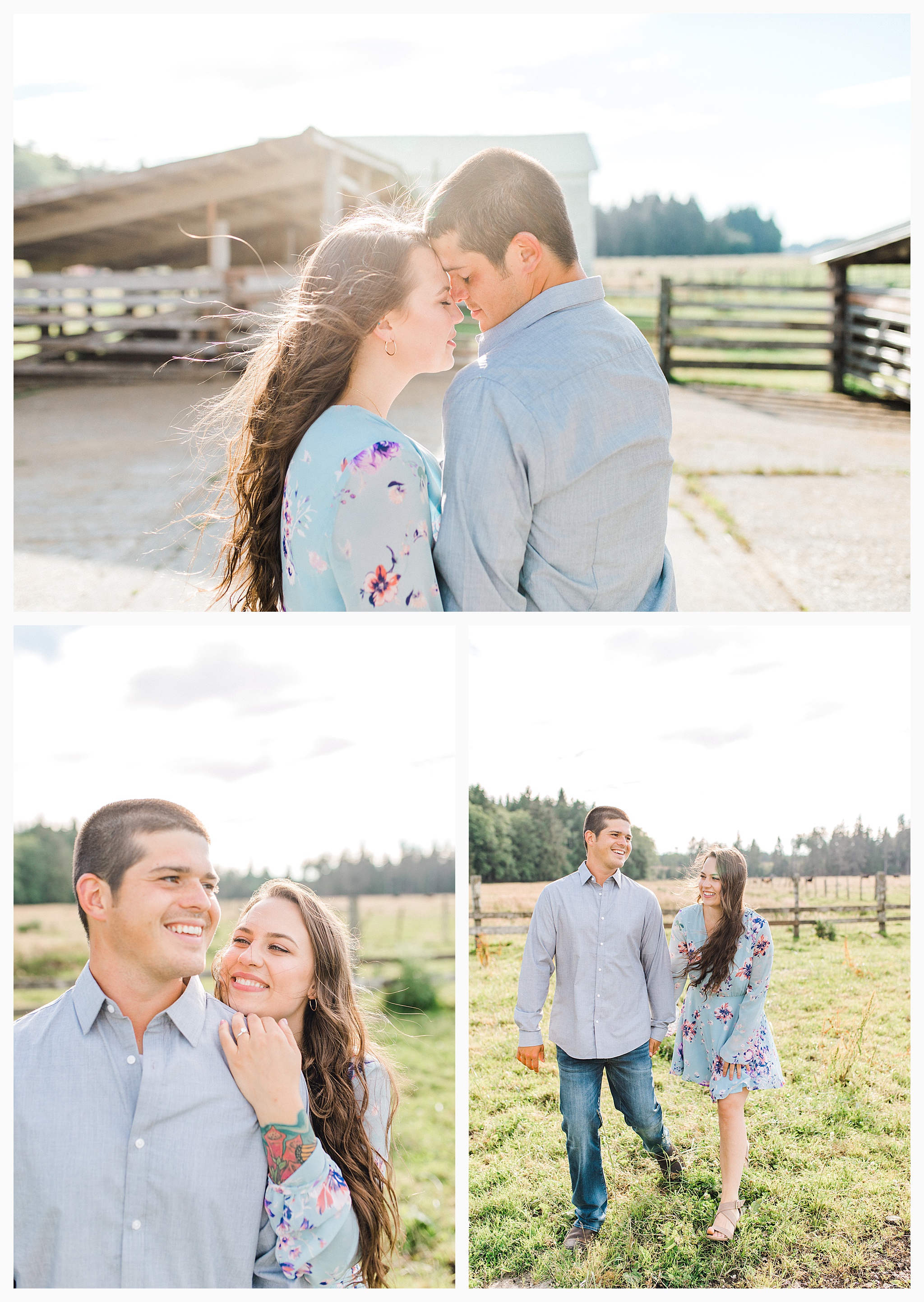Beautiful evening engagement session on Rose Ranch, Emma Rose Company Seattle and Portland light and airy wedding and portrait photography, what to wear for pictures_0022.jpg