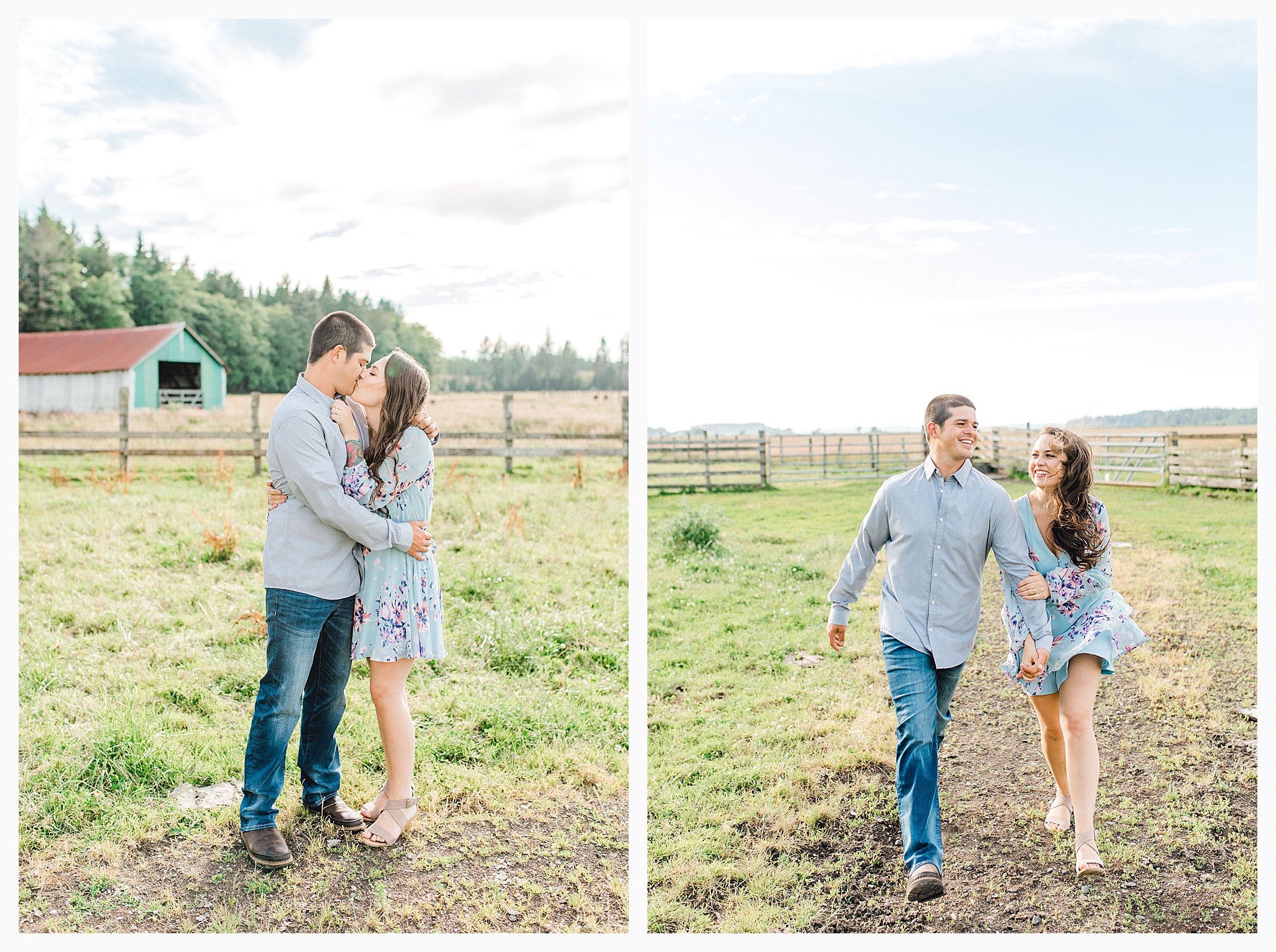 Beautiful evening engagement session on Rose Ranch, Emma Rose Company Seattle and Portland light and airy wedding and portrait photography, what to wear for pictures_0021.jpg