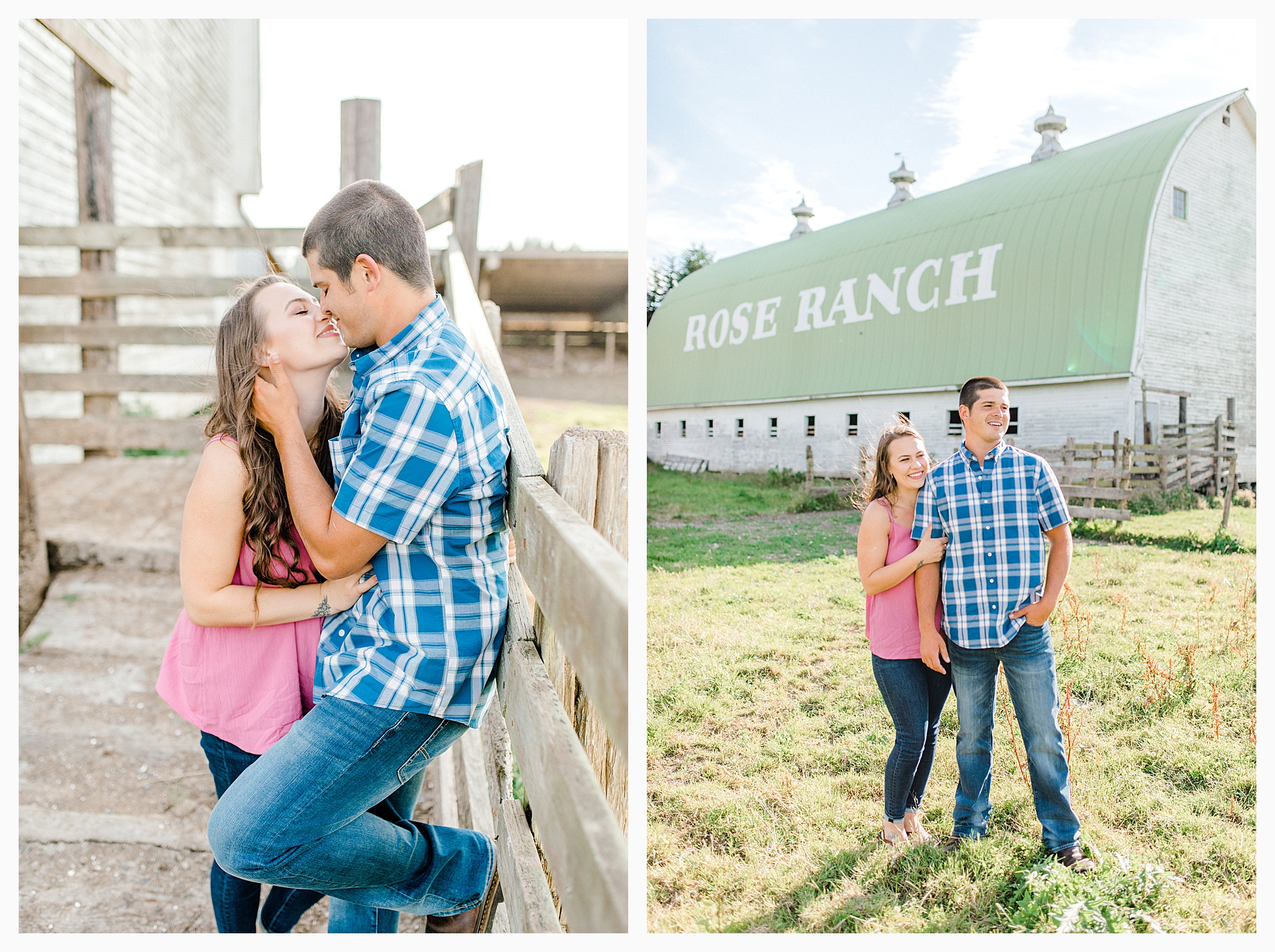 Beautiful evening engagement session on Rose Ranch, Emma Rose Company Seattle and Portland light and airy wedding and portrait photography, what to wear for pictures_0015.jpg