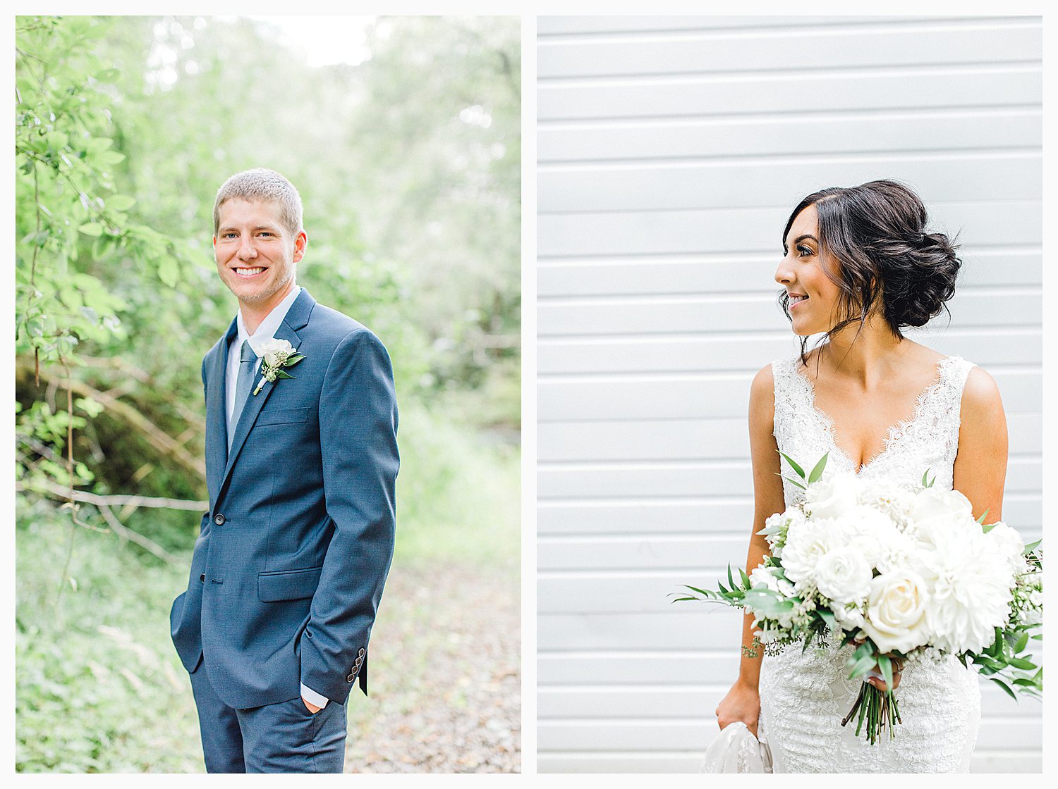 This beautiful lush green Pacific Northwest intimate wedding was a dream, photographed by Emma Rose Company.  From the gorgeous florals by Rhodesia Floral to the succulents and cute wood signs throughout, you will feel inspired._0014.jpg
