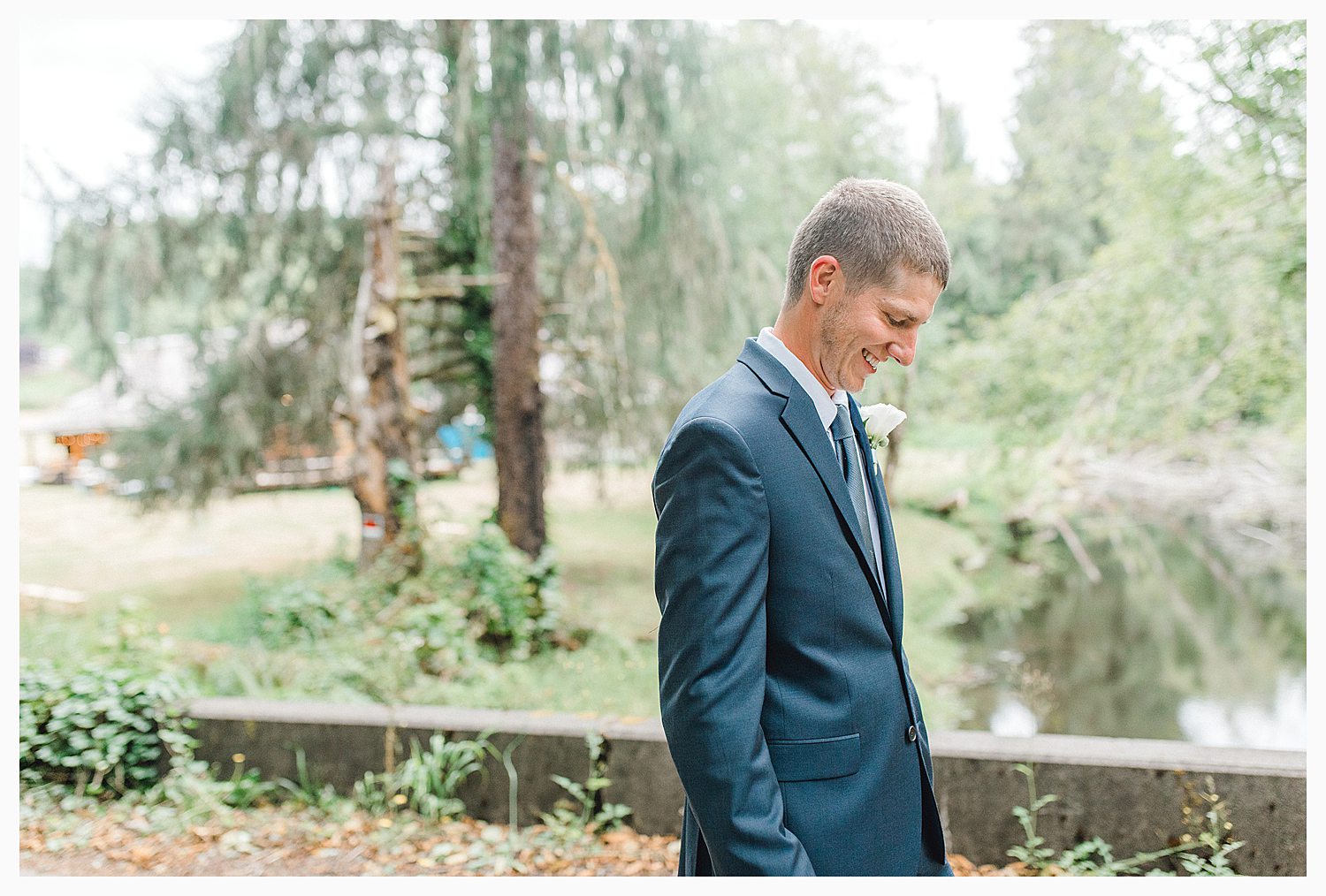 This beautiful lush green Pacific Northwest intimate wedding was a dream, photographed by Emma Rose Company.  From the gorgeous florals by Rhodesia Floral to the succulents and cute wood signs throughout, you will feel inspired._0020.jpg