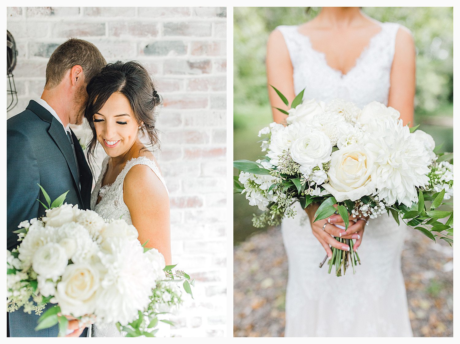 This beautiful lush green Pacific Northwest intimate wedding was a dream, photographed by Emma Rose Company.  From the gorgeous florals by Rhodesia Floral to the succulents and cute wood signs throughout, you will feel inspired._0022.jpg