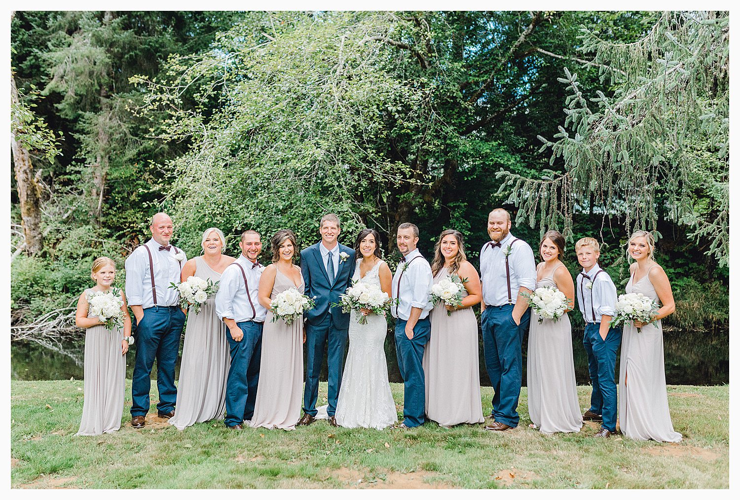 This beautiful lush green Pacific Northwest intimate wedding was a dream, photographed by Emma Rose Company.  From the gorgeous florals by Rhodesia Floral to the succulents and cute wood signs throughout, you will feel inspired._0036.jpg
