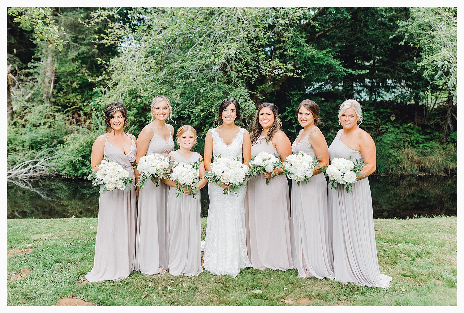 This beautiful lush green Pacific Northwest intimate wedding was a dream, photographed by Emma Rose Company.  From the gorgeous florals by Rhodesia Floral to the succulents and cute wood signs throughout, you will feel inspired._0042.jpg