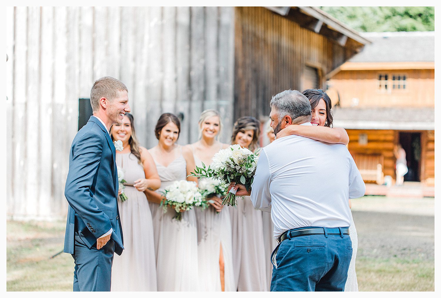 This beautiful lush green Pacific Northwest intimate wedding was a dream, photographed by Emma Rose Company.  From the gorgeous florals by Rhodesia Floral to the succulents and cute wood signs throughout, you will feel inspired._0054.jpg
