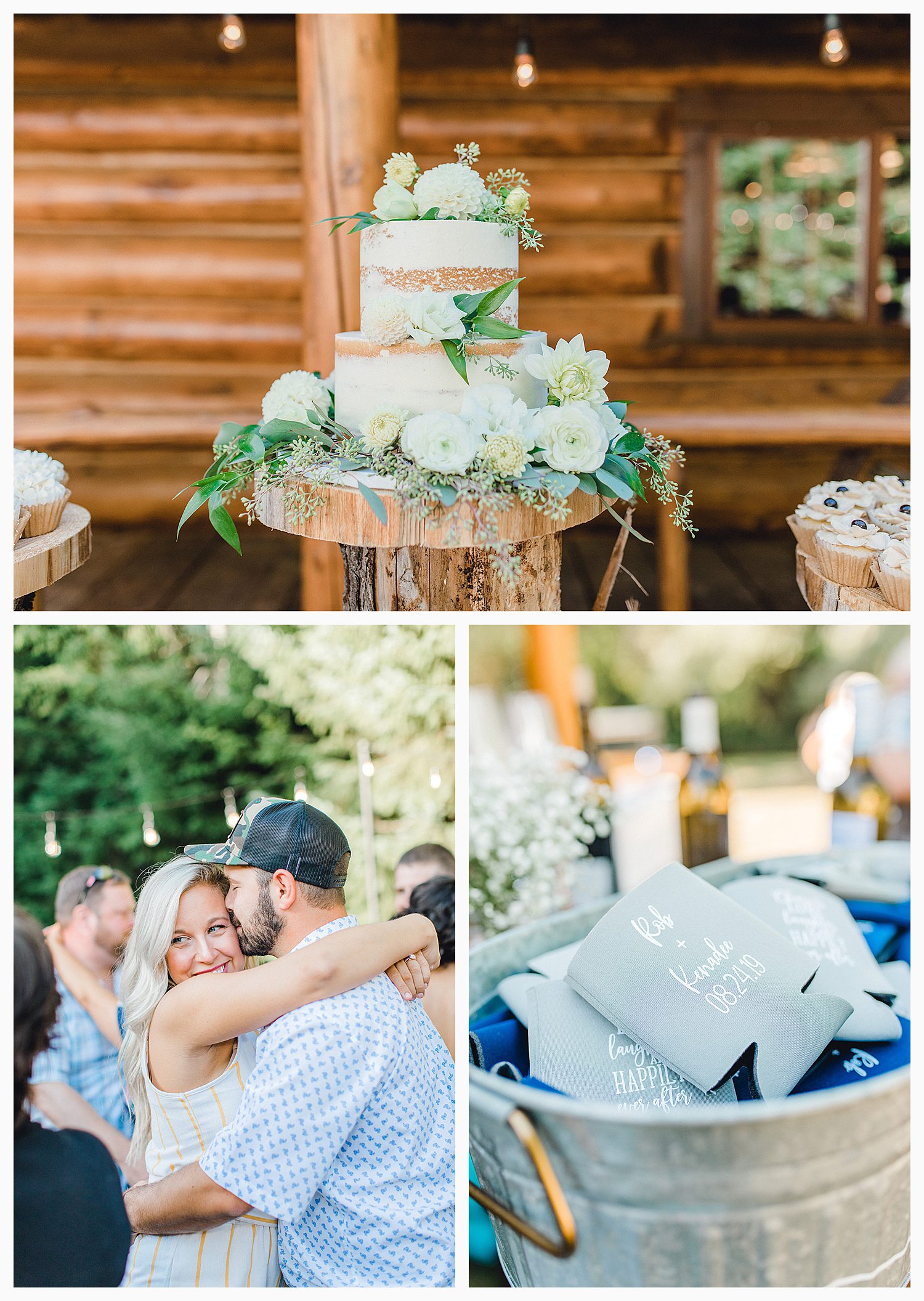 This beautiful lush green Pacific Northwest intimate wedding was a dream, photographed by Emma Rose Company.  From the gorgeous florals by Rhodesia Floral to the succulents and cute wood signs throughout, you will feel inspired._0068.jpg