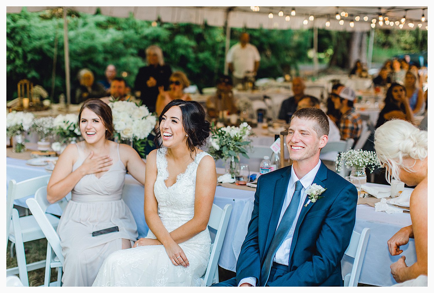 This beautiful lush green Pacific Northwest intimate wedding was a dream, photographed by Emma Rose Company.  From the gorgeous florals by Rhodesia Floral to the succulents and cute wood signs throughout, you will feel inspired._0074.jpg