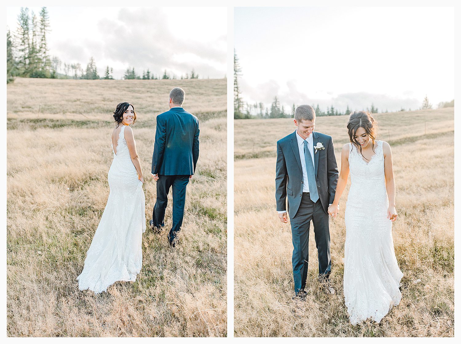 This beautiful lush green Pacific Northwest intimate wedding was a dream, photographed by Emma Rose Company.  From the gorgeous florals by Rhodesia Floral to the succulents and cute wood signs throughout, you will feel inspired._0094.jpg