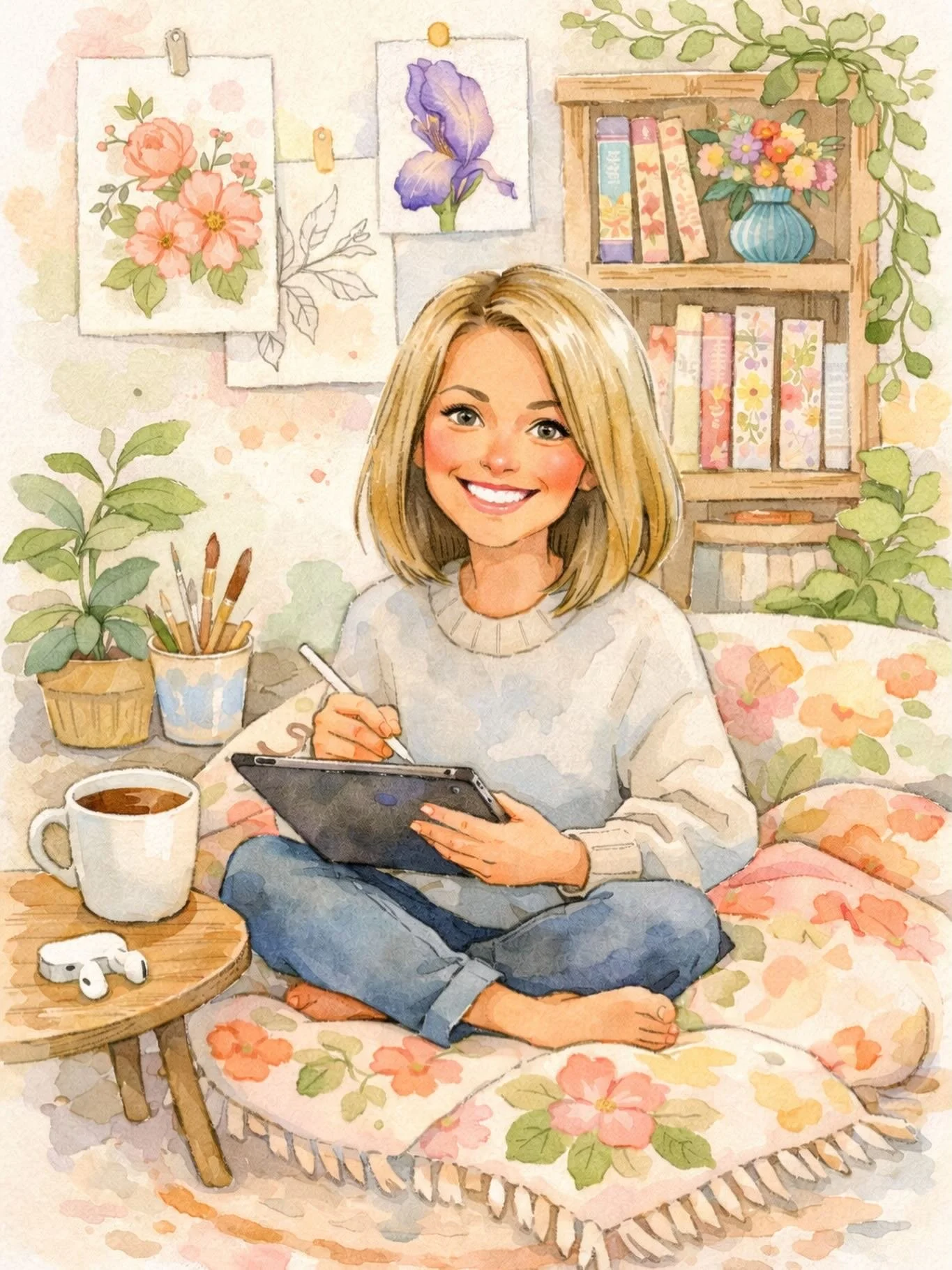 I&rsquo;ve found a new little creative obsession: digital painting in Procreate. 🎨 

As a web designer and photographer, I&rsquo;ve always wanted to learn how to draw/sketch/paint&hellip; and instead of waiting until I &ldquo;knew what I was doing,&