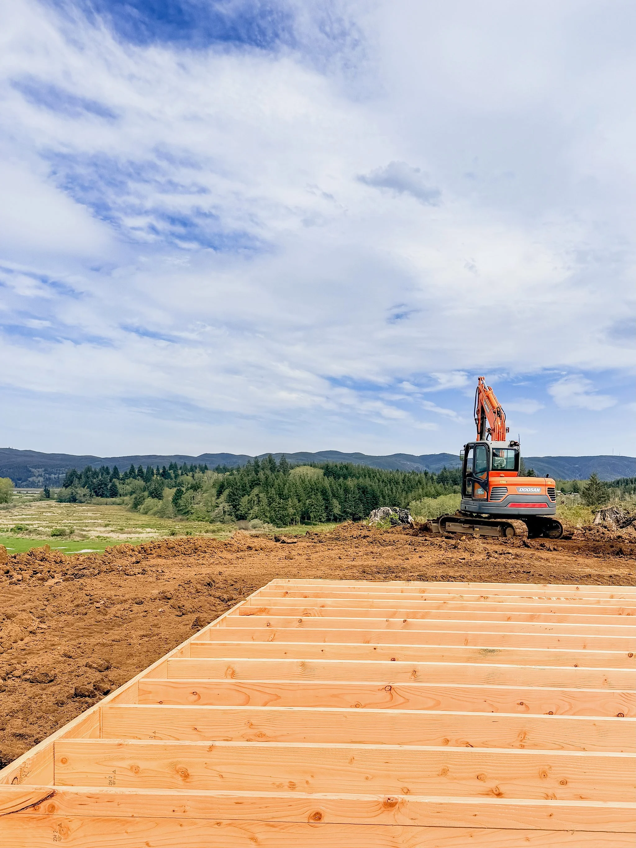 Forever Home Series: Slinging Mud → Subfloors → The Beginning of “Home”