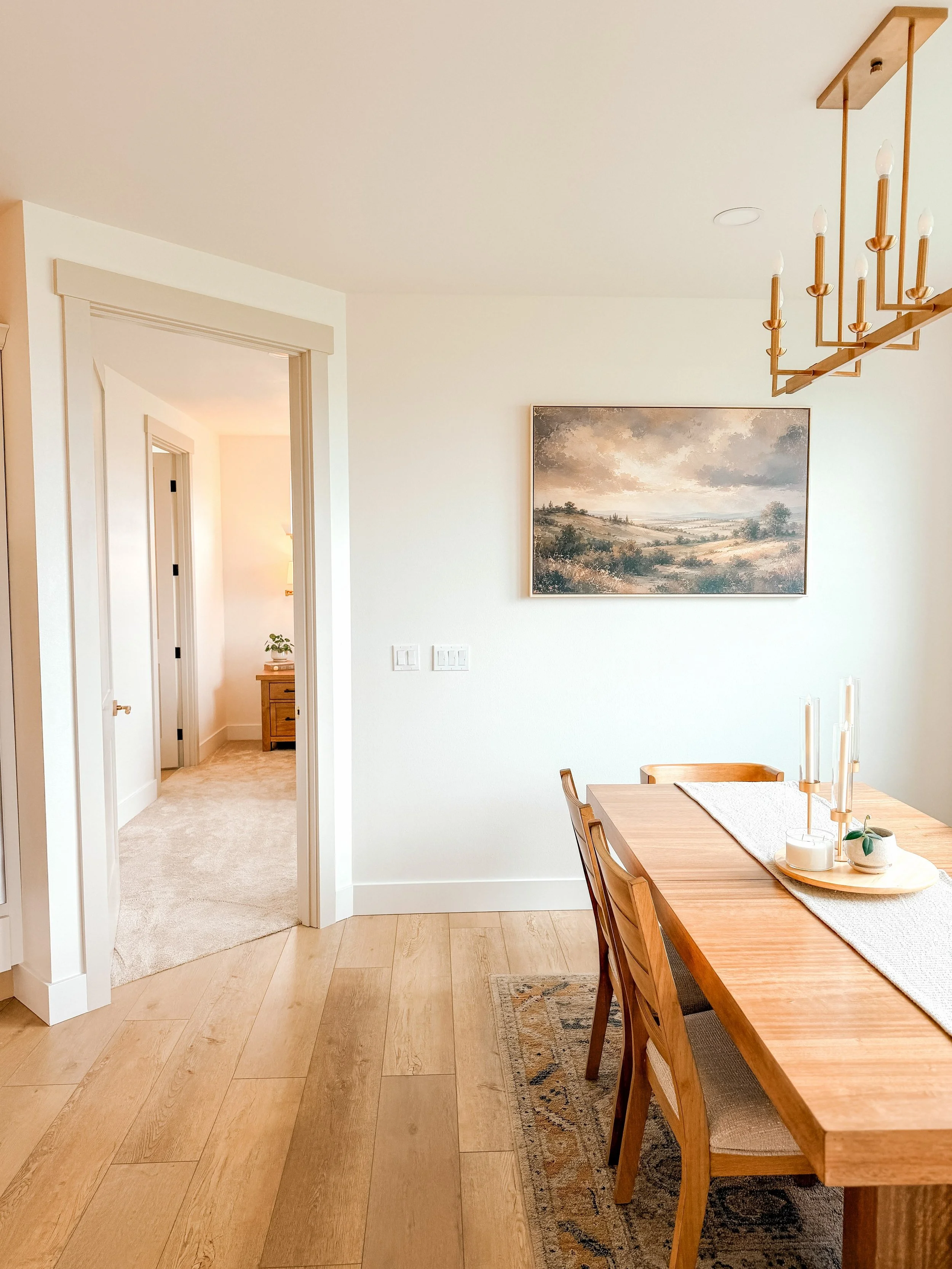 One of the things I was most unsure about when designing our floor plan was having our primary bedroom right off the kitchen and dining area (apparently they aren&rsquo;t called master bedrooms anymore&hellip;).

I went back and forth on whether I wo