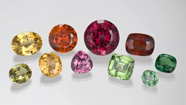 The garnet spectrum