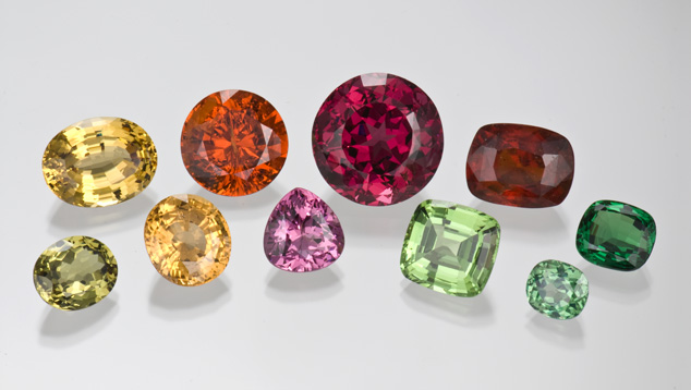 The garnet spectrum