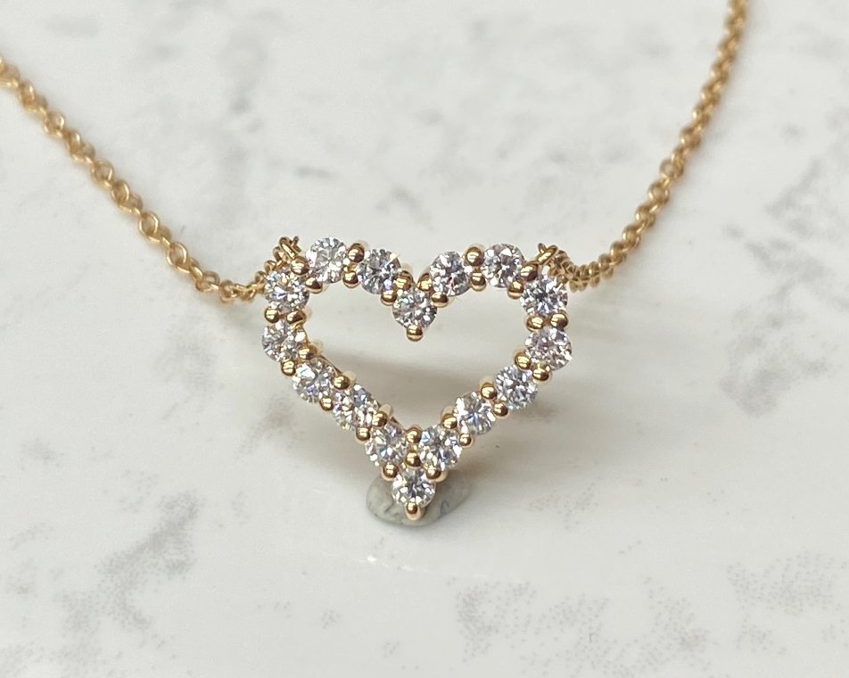 Tiffany & Co. Heart and Diamond Pendant — Wooldridge Jewelers