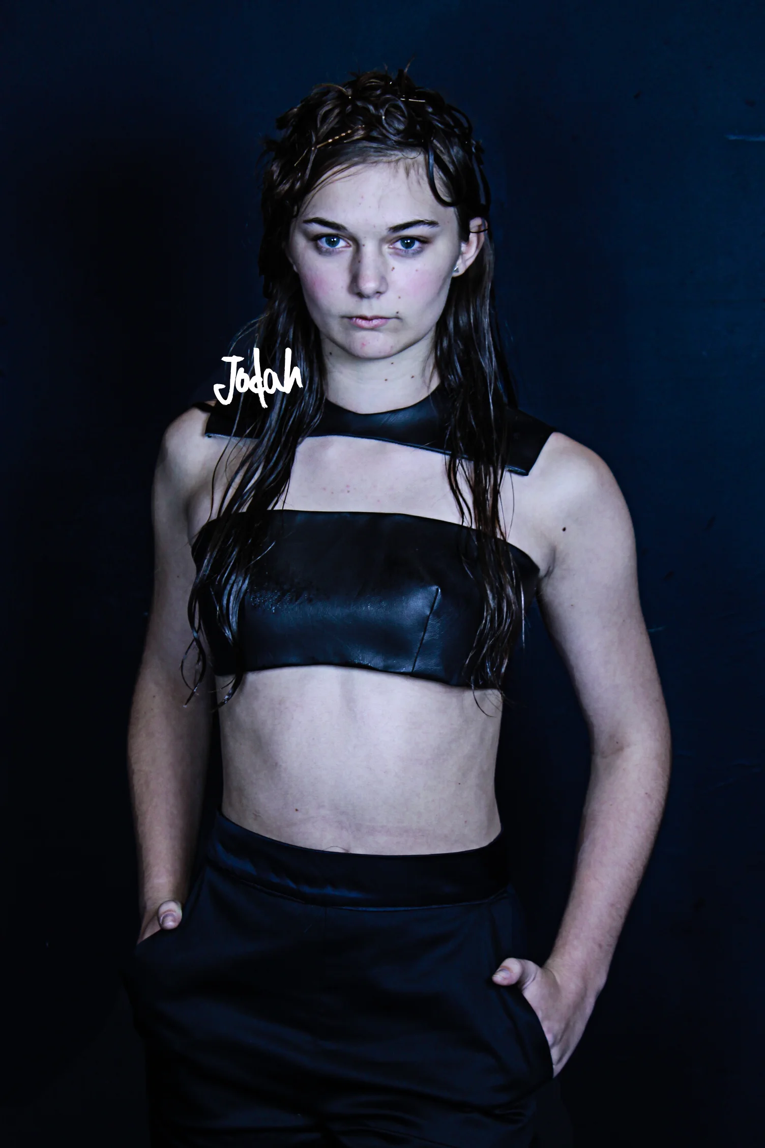 Designer: Jorge Alverez. Model: Mira Korry