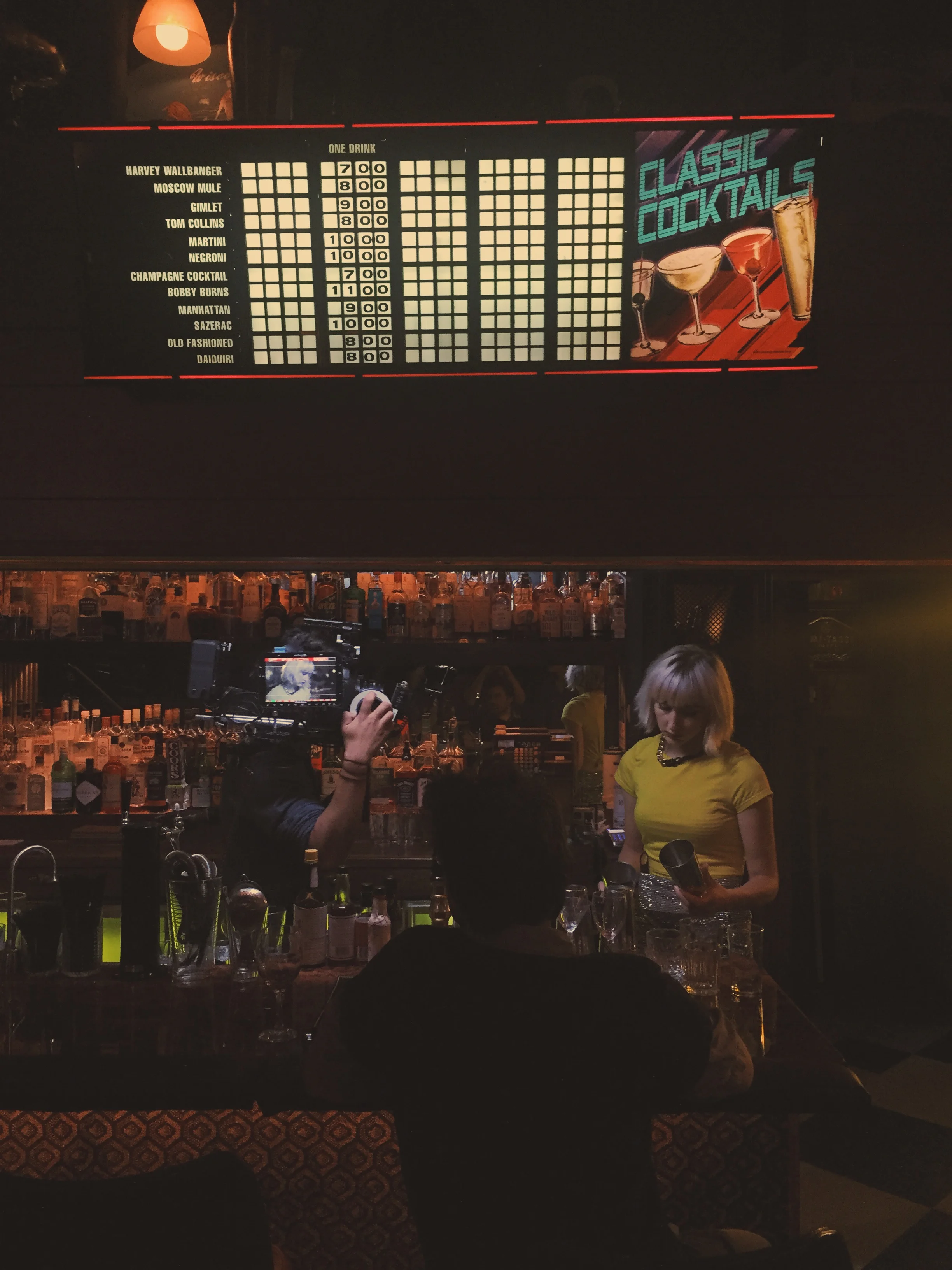 Mr. Cone at the bar