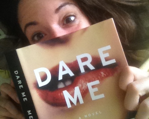  Rebecca is reading an advance reader's copy of Megan Abbott's  Dare Me . Megan, a NYT best-selling noir and crime writer, and Kevin &amp; Rebecca are mutual fans. Megan has been a big supporter, providing a cover blurb for&nbsp; Notes on a Killing .