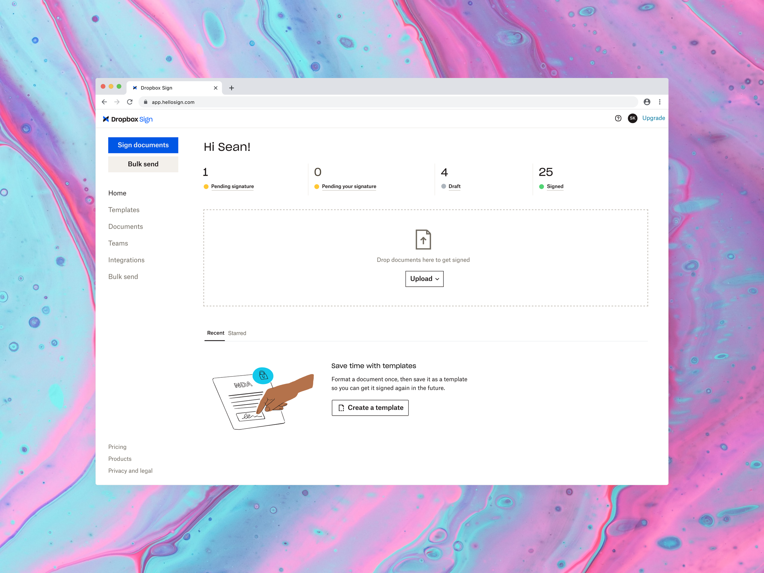 Redesigned & Rebranded HelloSign
