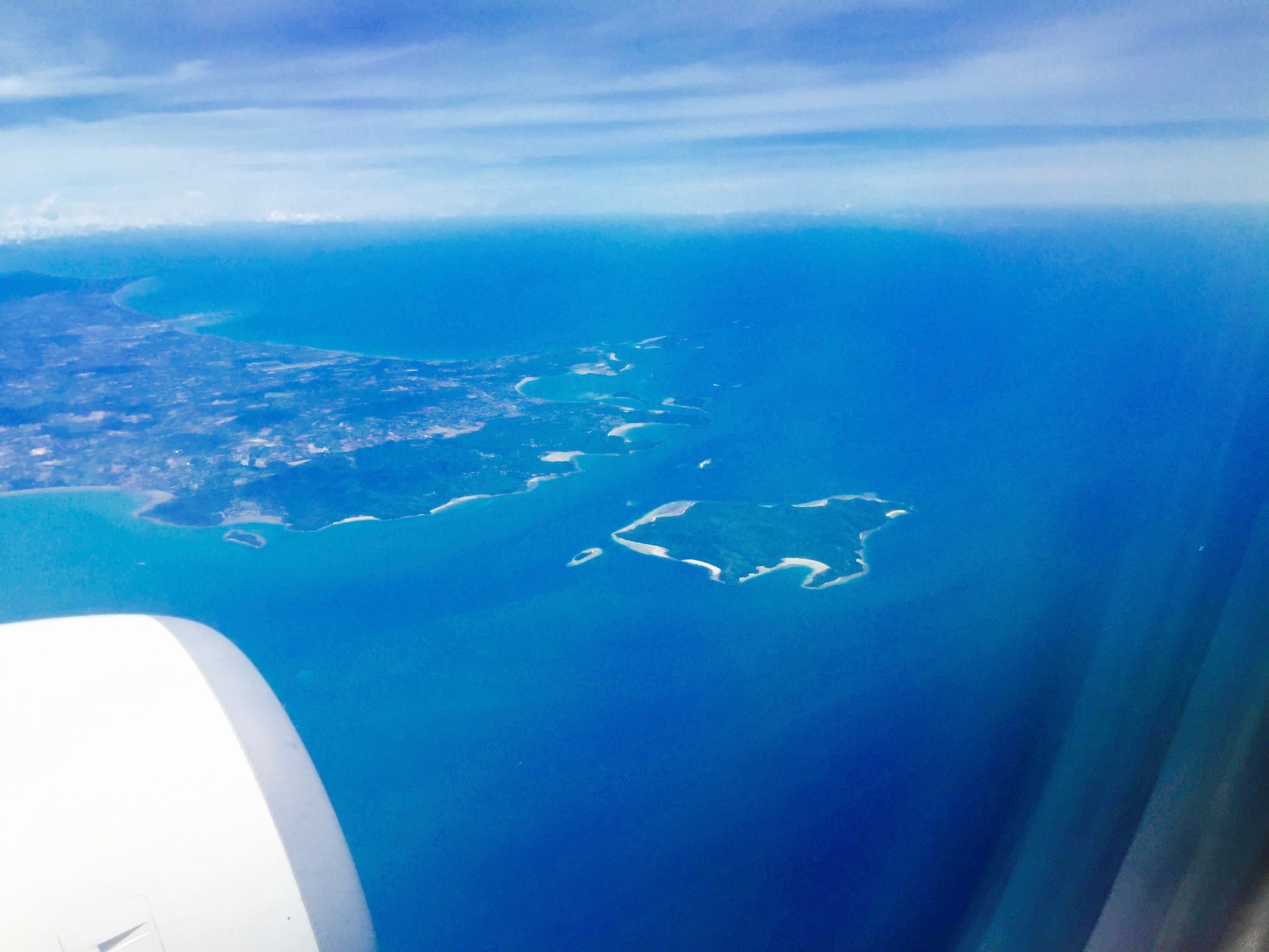 View from flight out of Kuala Lampur, headed to Bali! In May 2015.