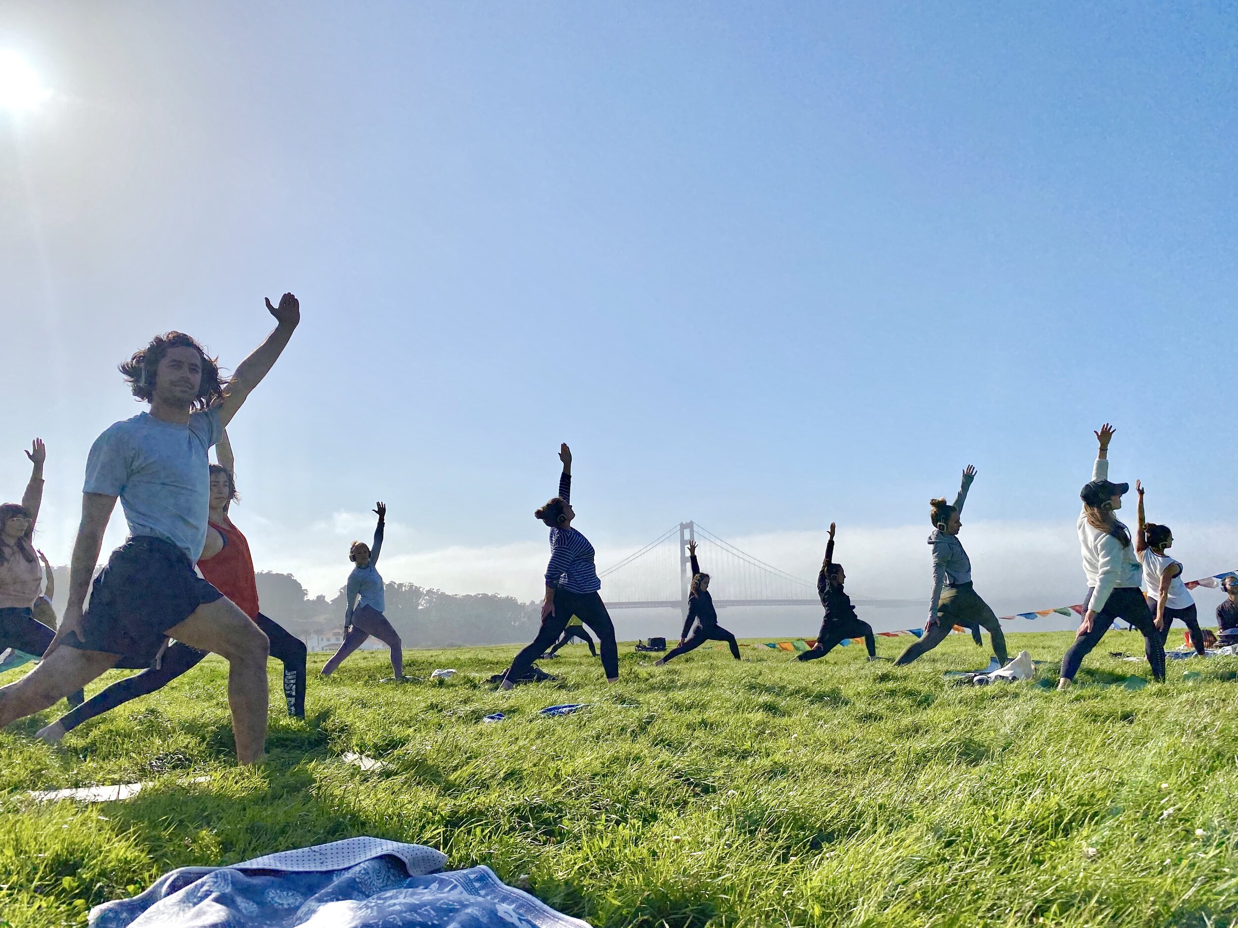 Outdoor Yoga Sf Yoga Class In San Francisco