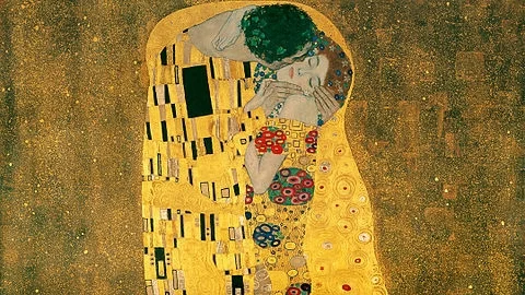 The Kiss by Gustav Klimt - - Wikimedia Commons (Public Domain)