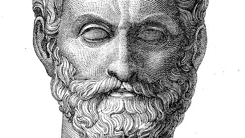 Thales illustration (c.1847) -- Wikimedia Commons (Public Domain)