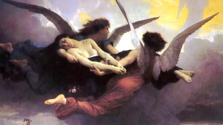 Soul Carried To Heaven , by William-Adolphe Bouguereau (c. 1878) - WikiArt (Public Domain)