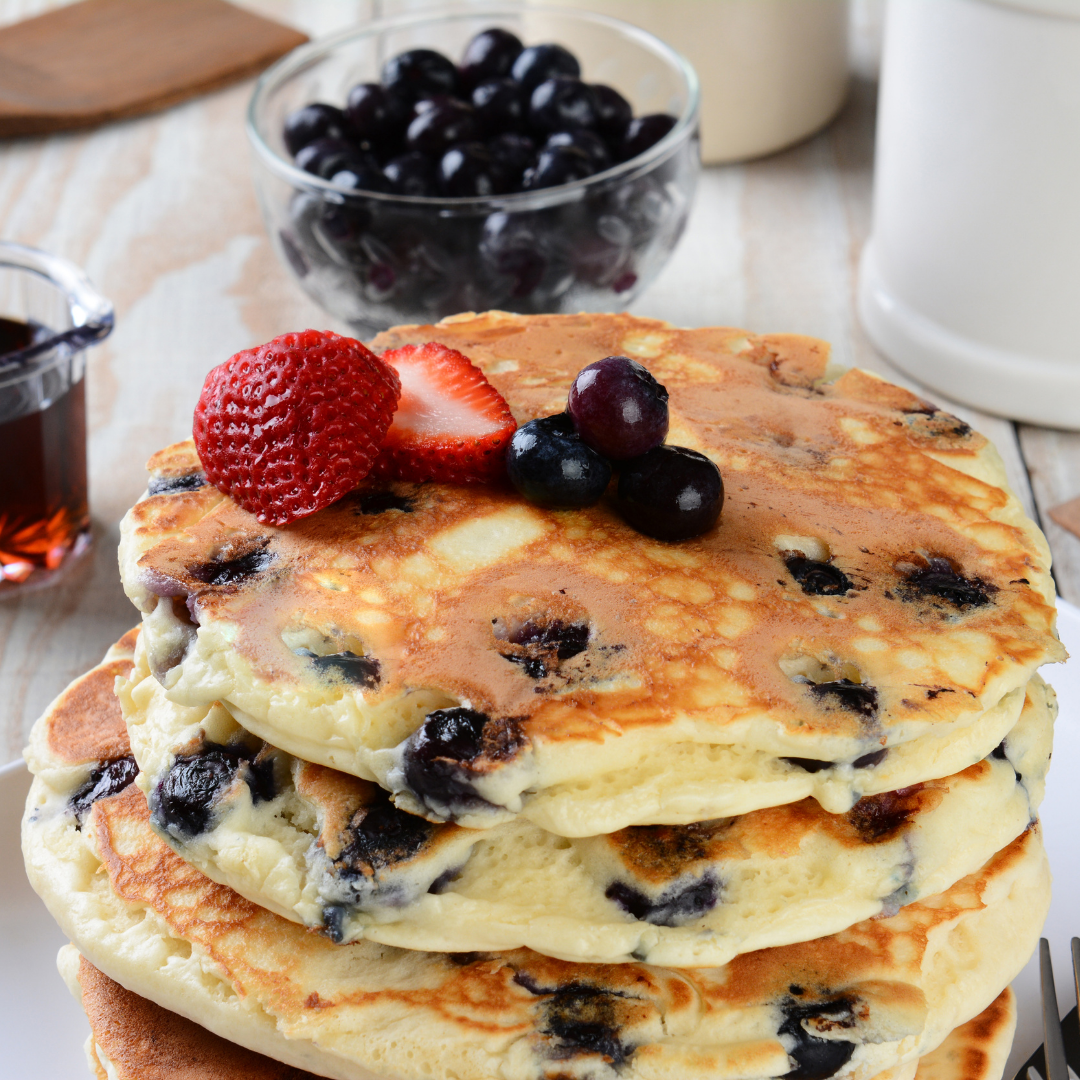 Blueberry Buckwheat Pancakes — The Wine Vixen