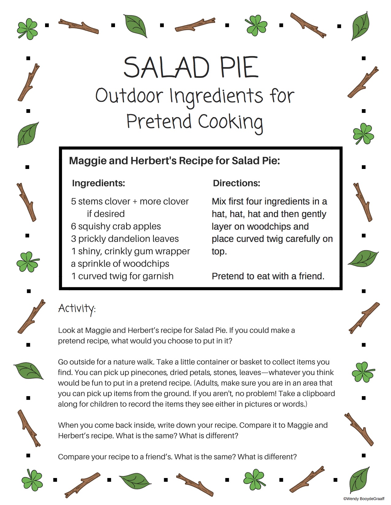 Make your own Salad Pie recipe