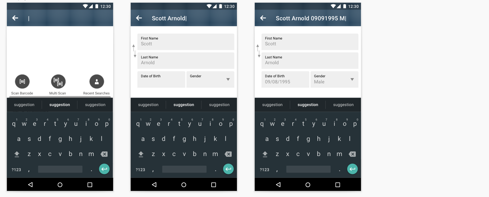 When designing the search experience, the most seamless experience would be to allow for a free form search. However, development effort for such an experience would be too costly for MVP. We therefore agreed upon a structured input search for a per…