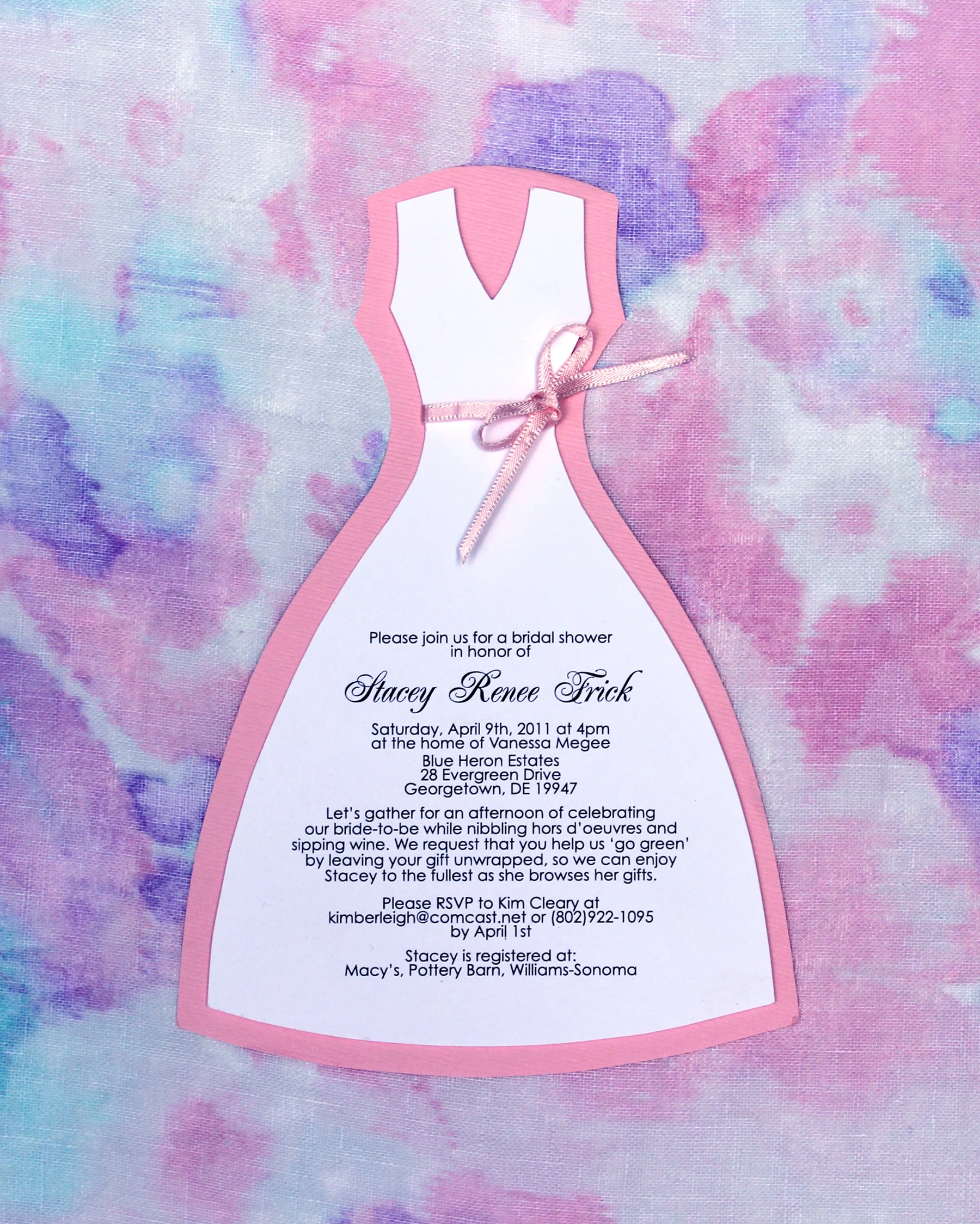 Bridal shower invitation