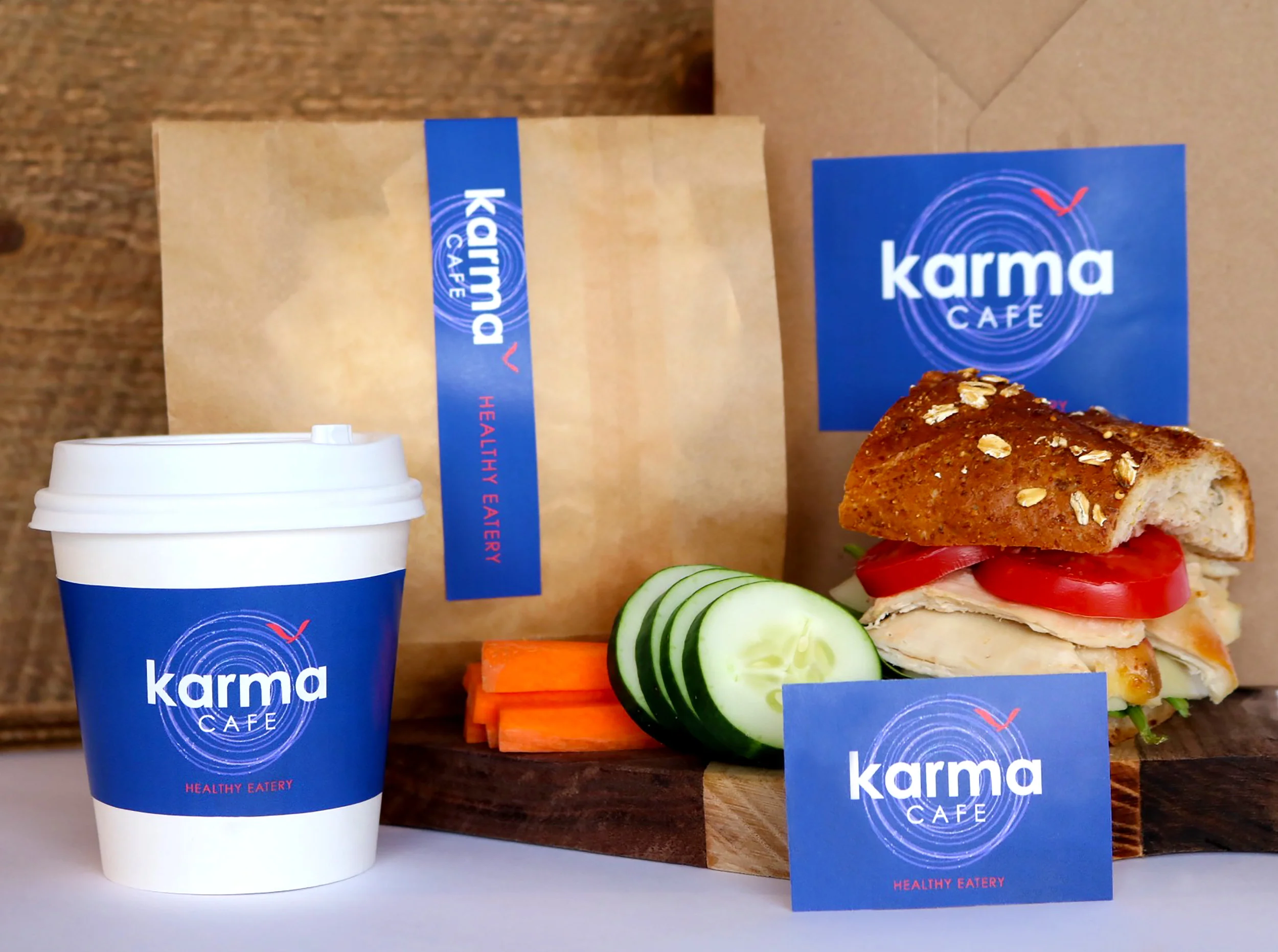 Karma Cafe Healthy Eatery - Brand Identity