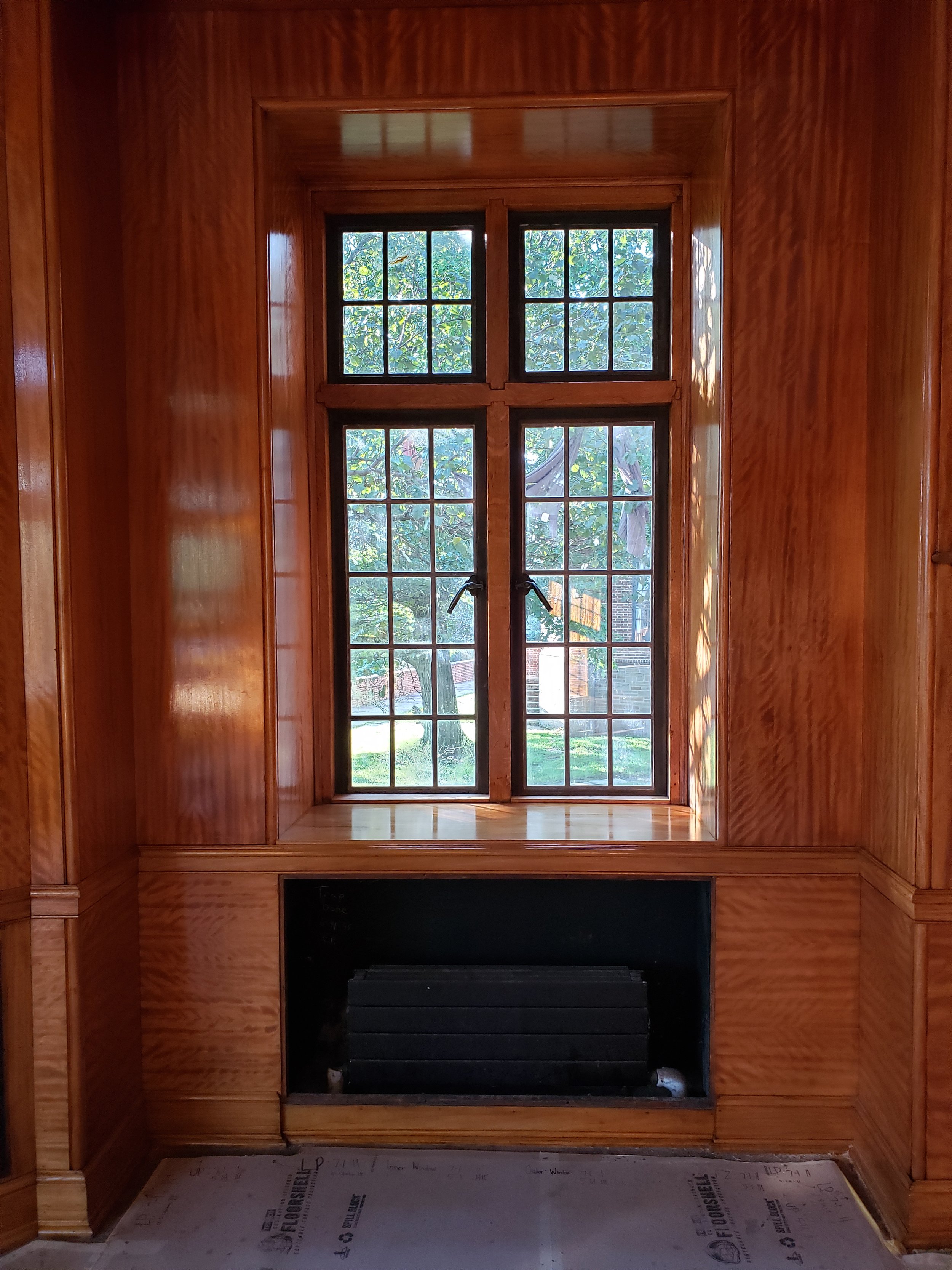 After: Stain Match on Window Sill Replacement