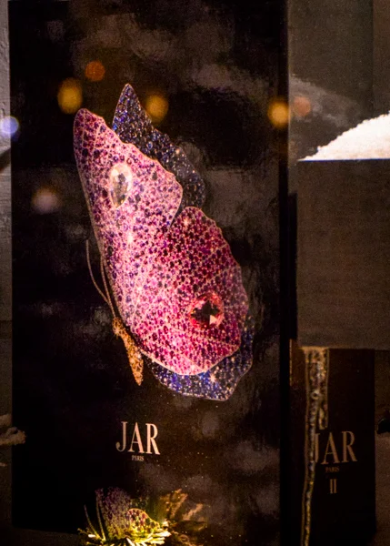 New York City, JAR Christmas Window Reflection