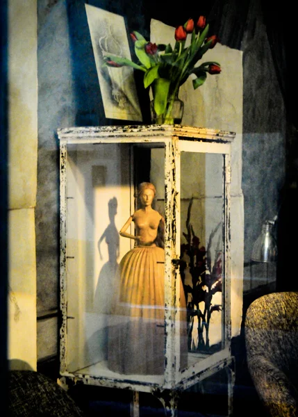 Florence. Santo Spirito Window Reflection #1