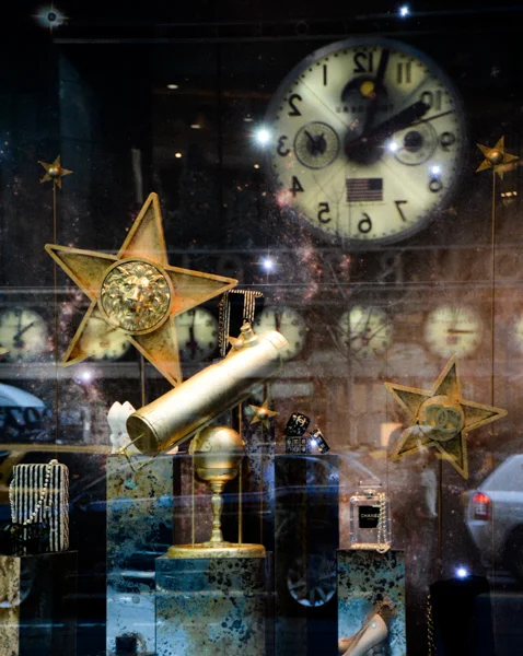 New York City, Chanel/Tourneau Christmas Window Reflection #1