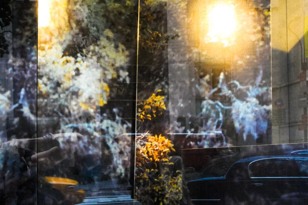 New York City, Chanel Window Reflection