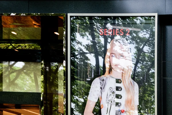 Tokyo. Louie Vuitton/Omotosando Hills Window Reflection