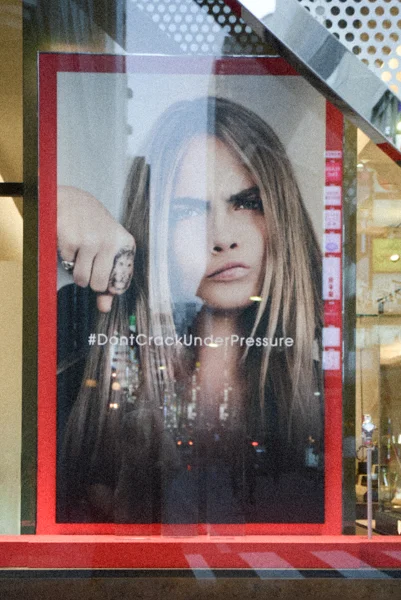 Tokyo. Tag Heuer/Ginza Window Reflection