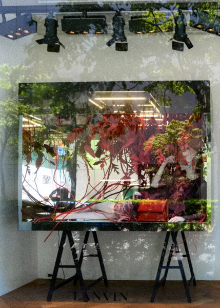Tokyo. Lanvin/Ginza Window Reflection