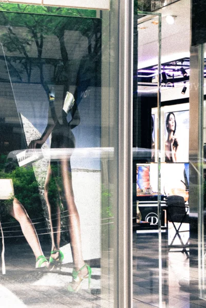 Tokyo. Hair Salon/Omotosando Hills Window Reflection