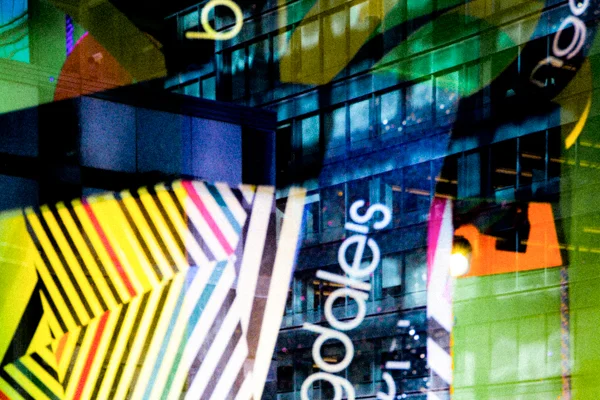 New York City. Bloomingdale's Christmas Window Reflection #5