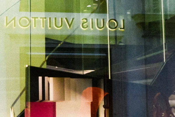 Milan. Louis Vuitton Window Reflection #3