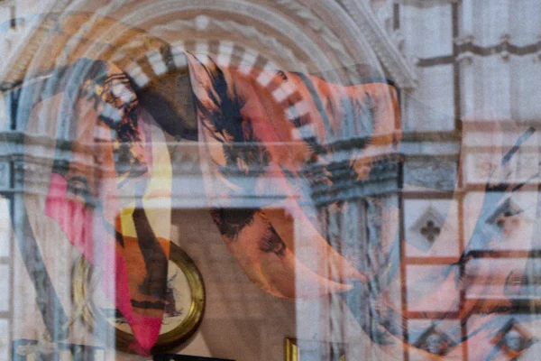 Siena. Abstract Window Reflection #3