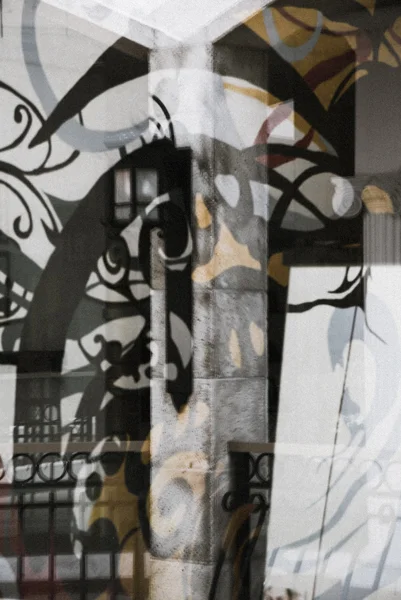 Palm Beach. Aveda Window Reflection #1
