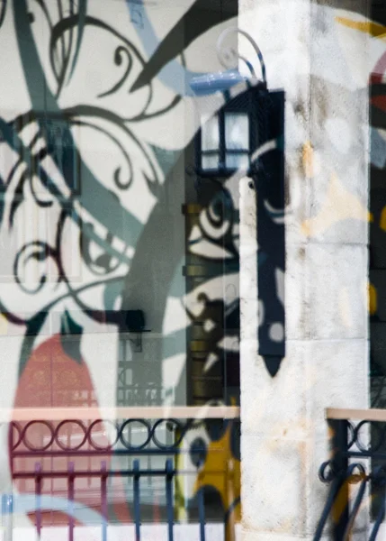 Palm Beach. Aveda Window Reflection #2