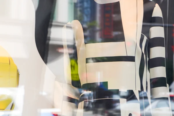 Chicago. Hermes Window Reflection