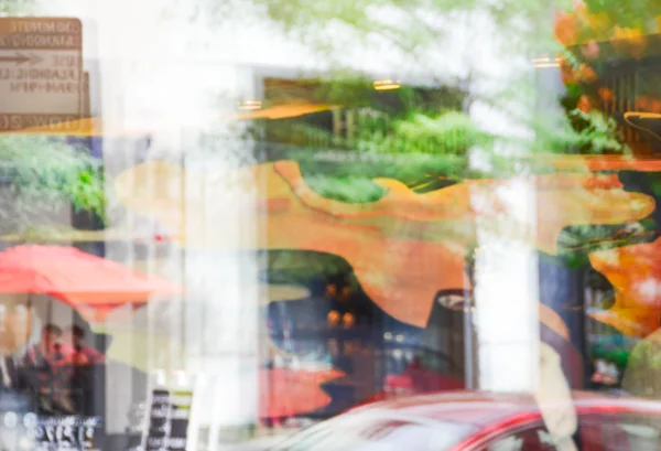 Chicago. Paul Stuart Window Reflection